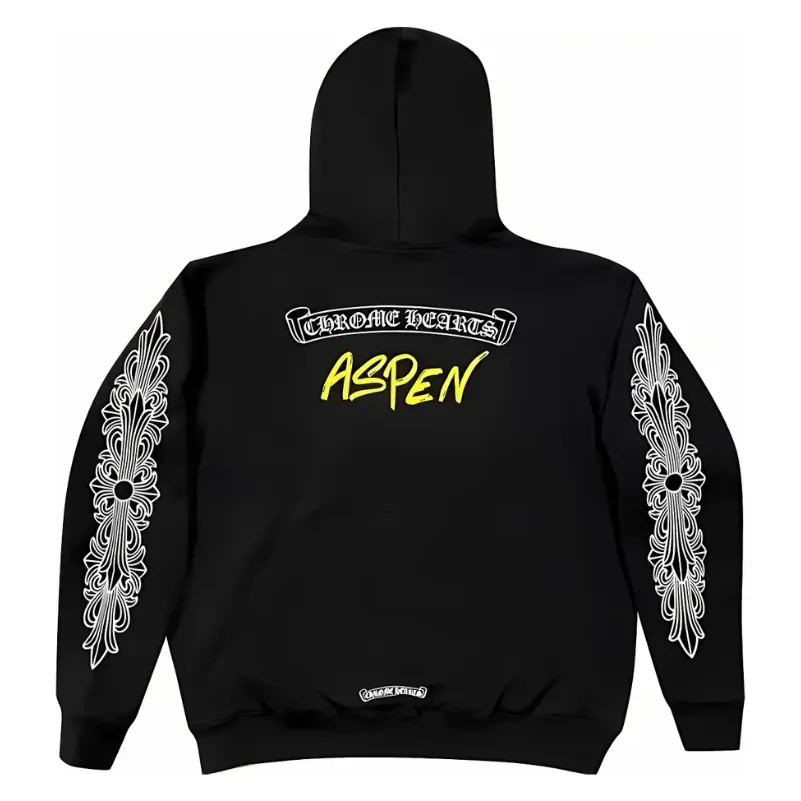 【Chrome Hearts】Aspen Exclusive Zip Up Hoodie★フーディ Chrome Hearts Aspen Exclusive Long Sleeve Zip Up Hoodie